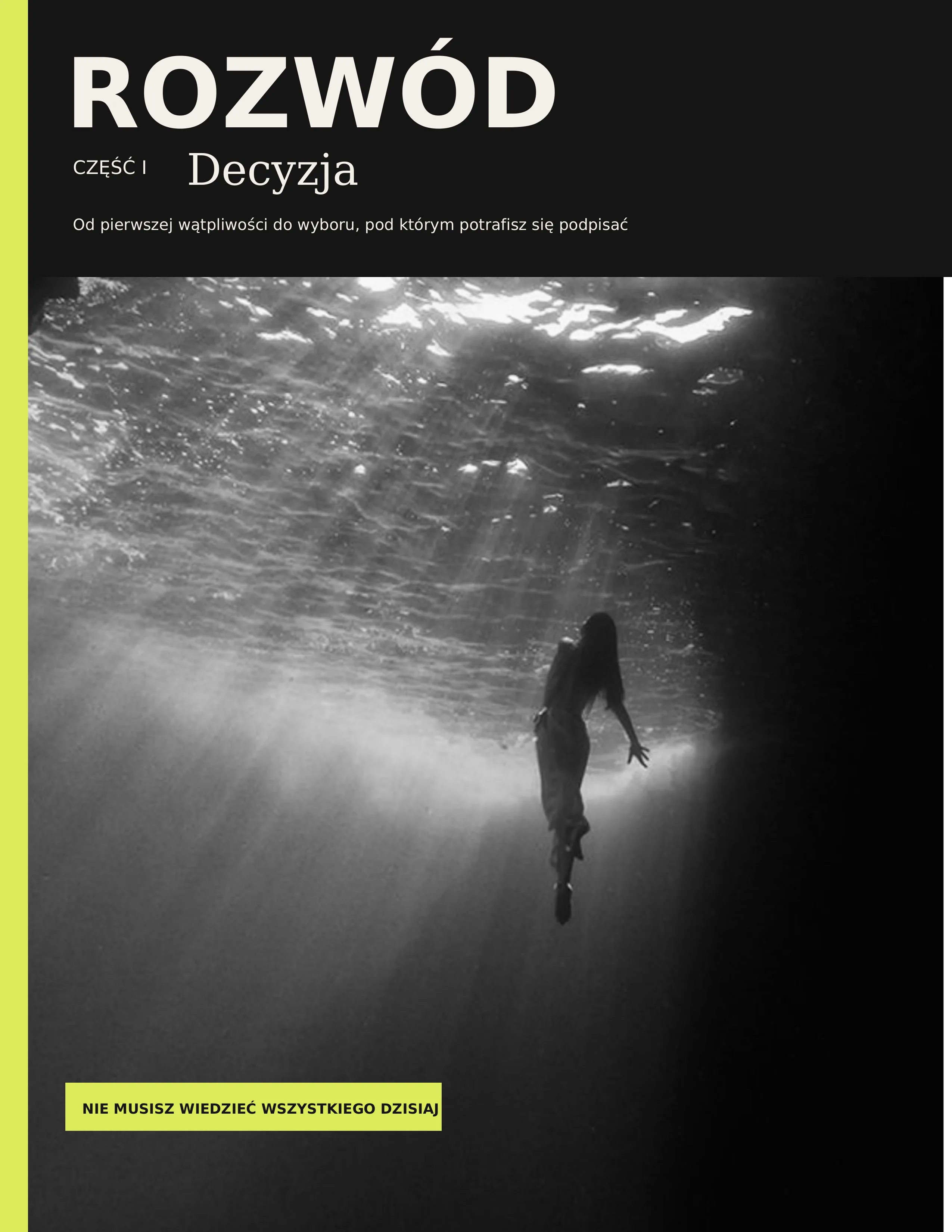 Okładka ebooka: Rozwód. Część I. Decyzja
